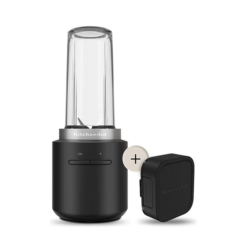 Cordless Portable Blender Battery Included, Matt Black-1