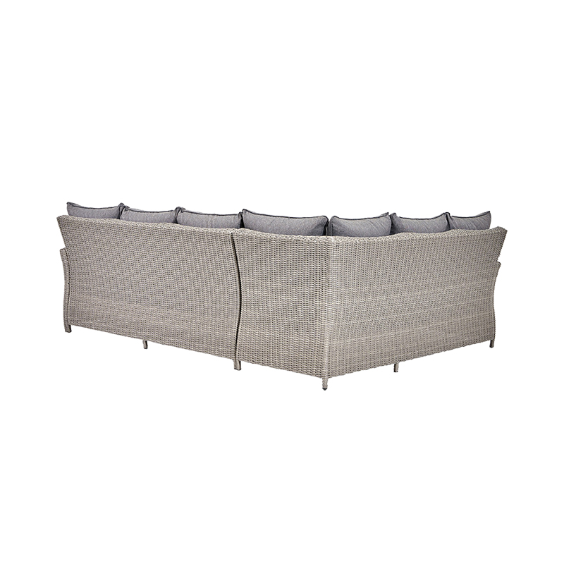 Barbados Corner Set with Ceramic Top, Stone Grey-2