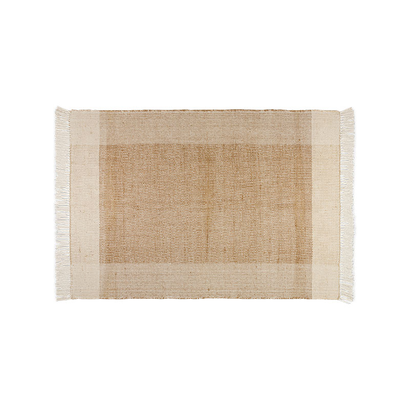 Andro Cotton & Jute Rug, 120 x 180cm, Natural-1