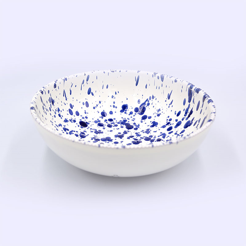 Splatter Pasta Bowl, D20cm, Blueberry-0