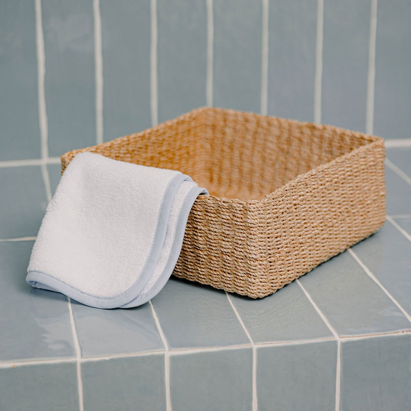 Abaca Square Storage Basket, Medium, Natural-2