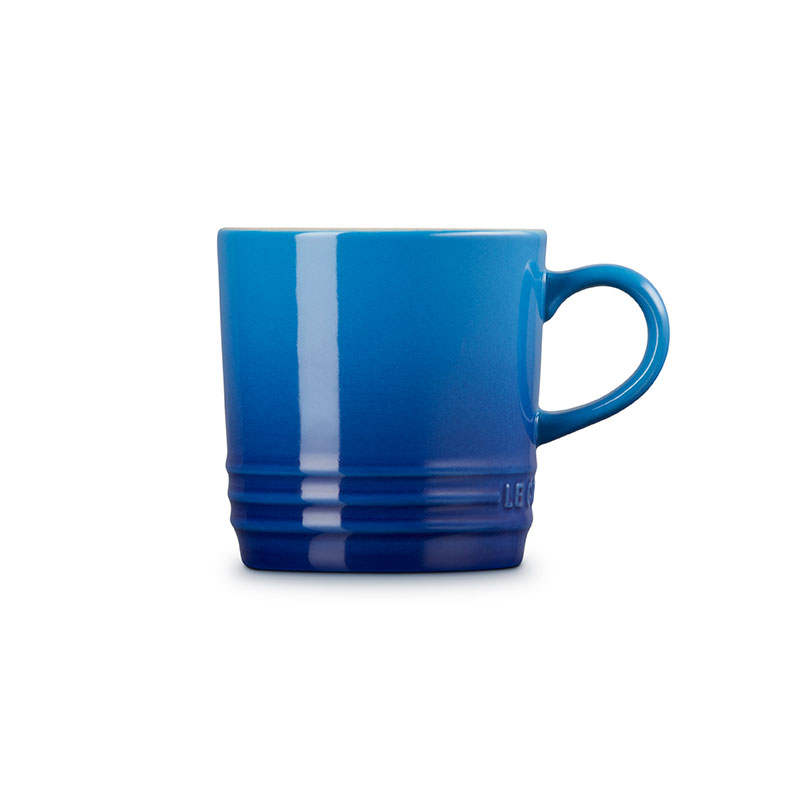 Stoneware Cappuccino Mug, 200ml, Azure-2