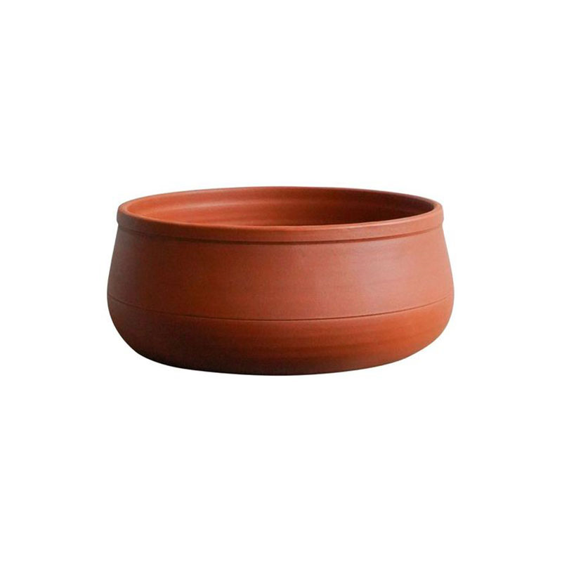 Kew Temperate House Handthrown Statement Bowl, D38cm, Burnt Umber-2