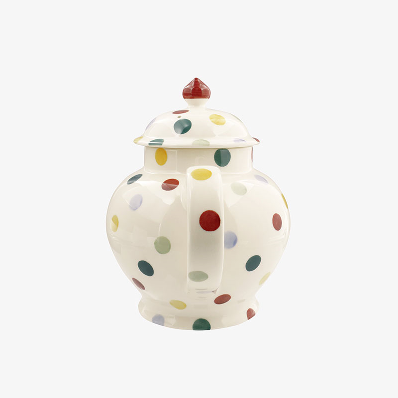 Polka Dot Teapot, 1.6l, Cream-4