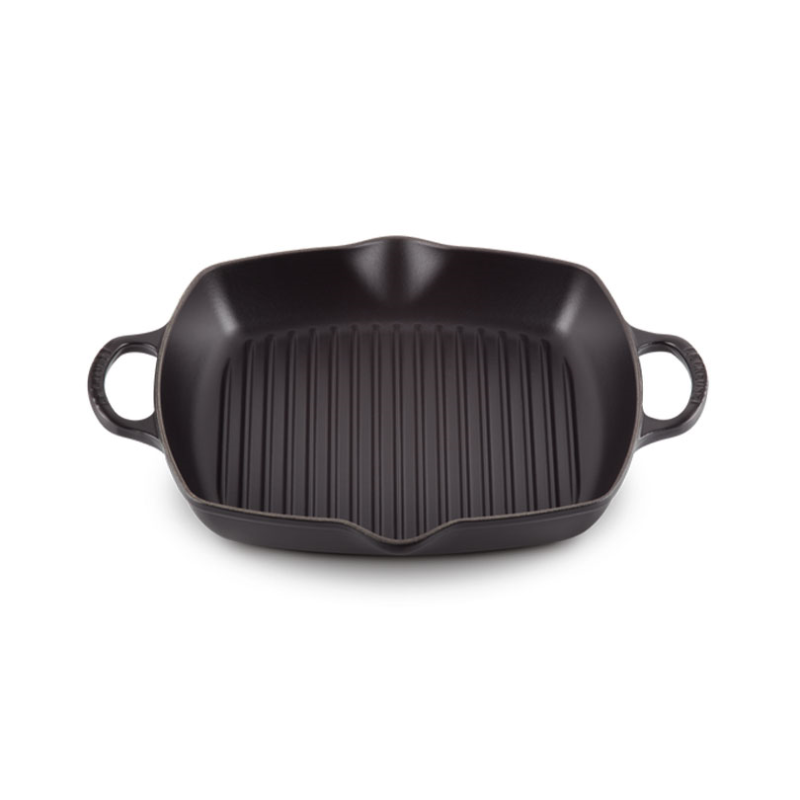 Signature Deep Square Grill - 30cm; Satin Black-0