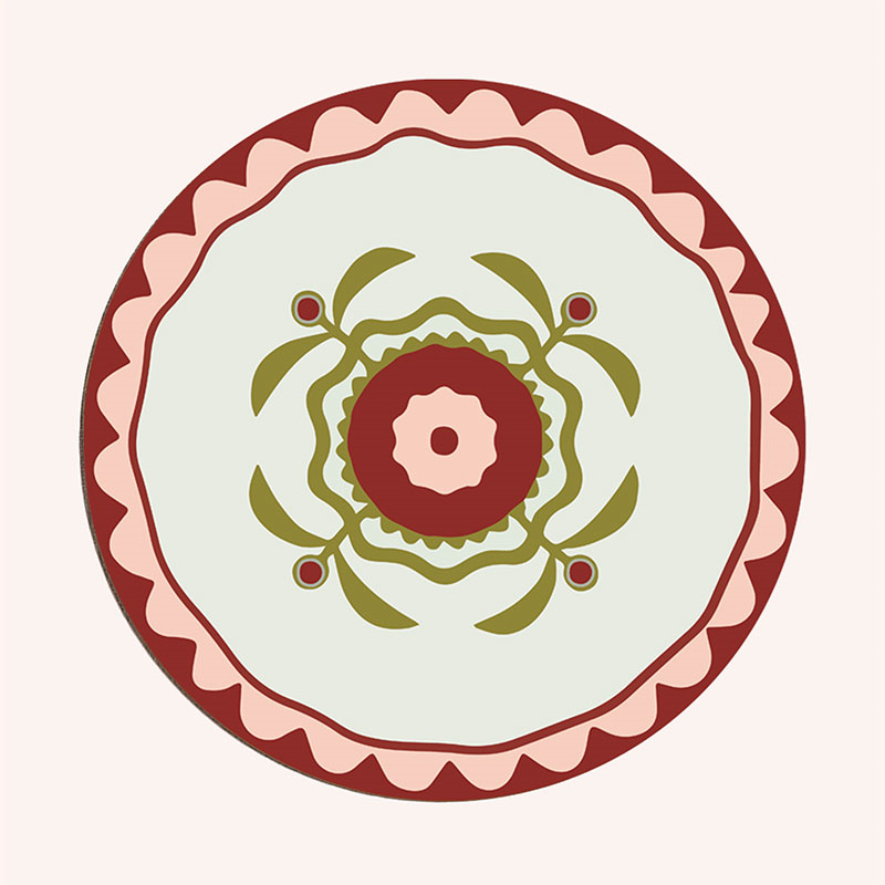 Flowerama Set of 6 Placemats, D29cm, Multi-7