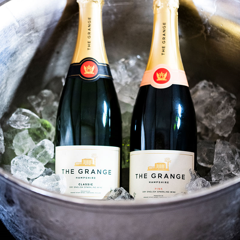 The Grange Mixed Pair of Classic NV & Pink NV Sparkling Wines, Pair of Bottles-3