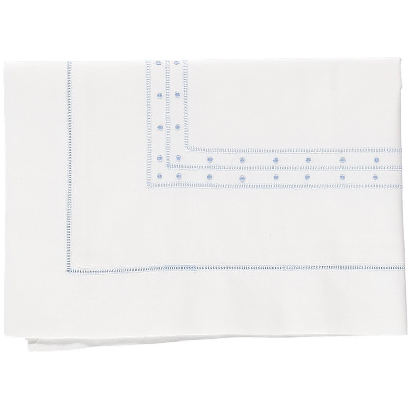 Matilda Pillowcase, Super King, Blue-3