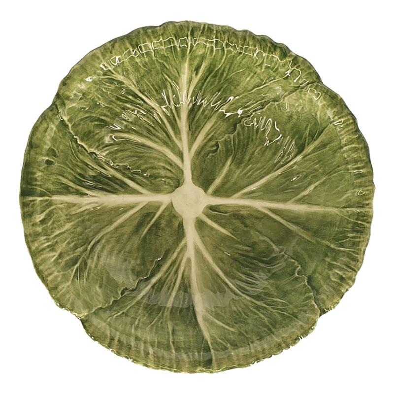 Radicchio Plate, D30cm, Green-0