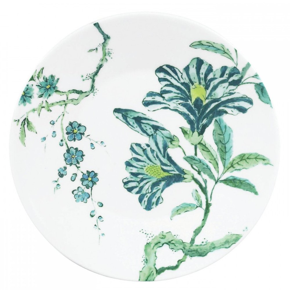 Chinoiserie White Plate, 18cm-0