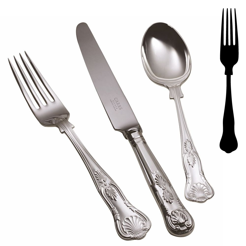 Kings Table fork, Stainless Steel-0