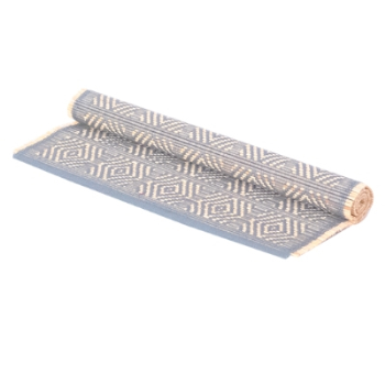 Woven Placemats, Kaya, Bamboo, Teal, Set of 4-0