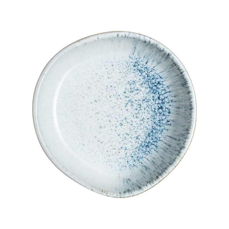 Kiln Blue Small Alt Organic Dish, D13cm-1