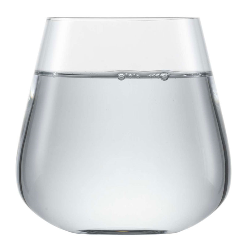 Vervino Set of 4 Crystal Water Tumblers, 398ml, Clear-1