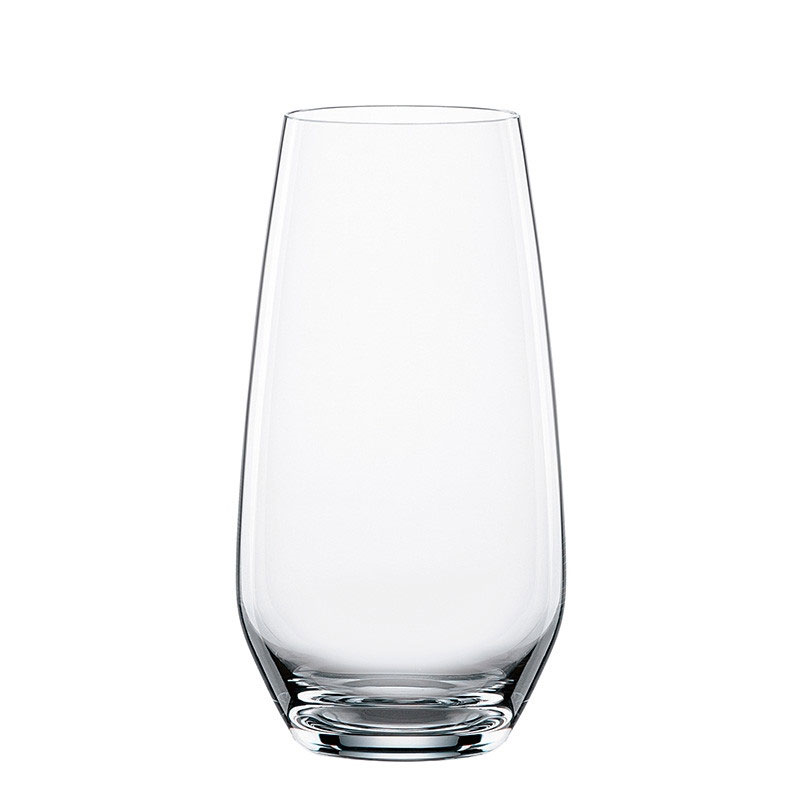 Authentis Casual Set of 6 Summer Drinks Glasses, 550ml, Clear-1