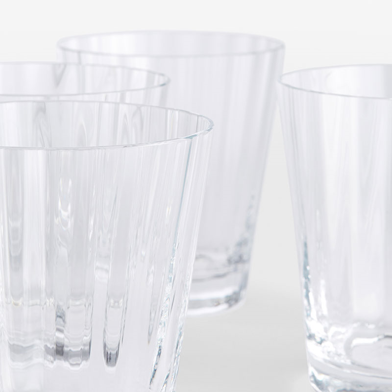 Pembroke Set of 4 Glasses, 350ml, Clear-2