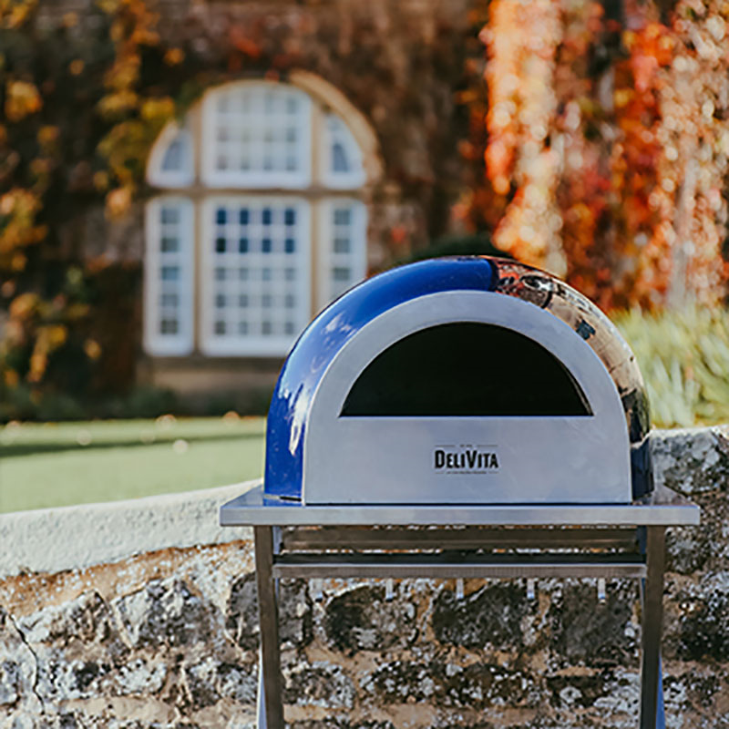 Wood-Fired Pizza Oven, Jubilee Blue-1