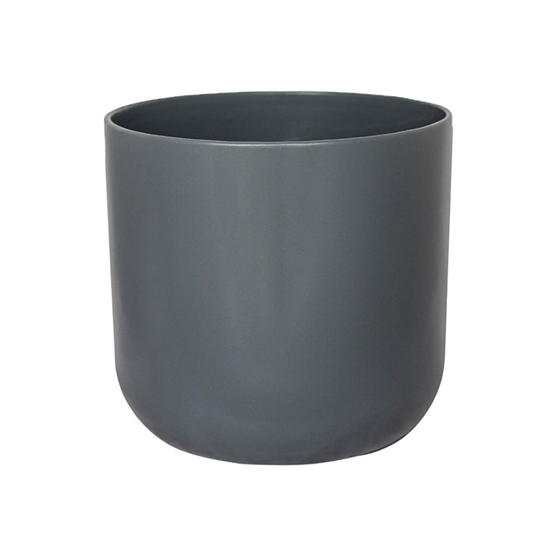 Lisbon Planter, H25.5 x W26 x D26cm, Charcoal-1