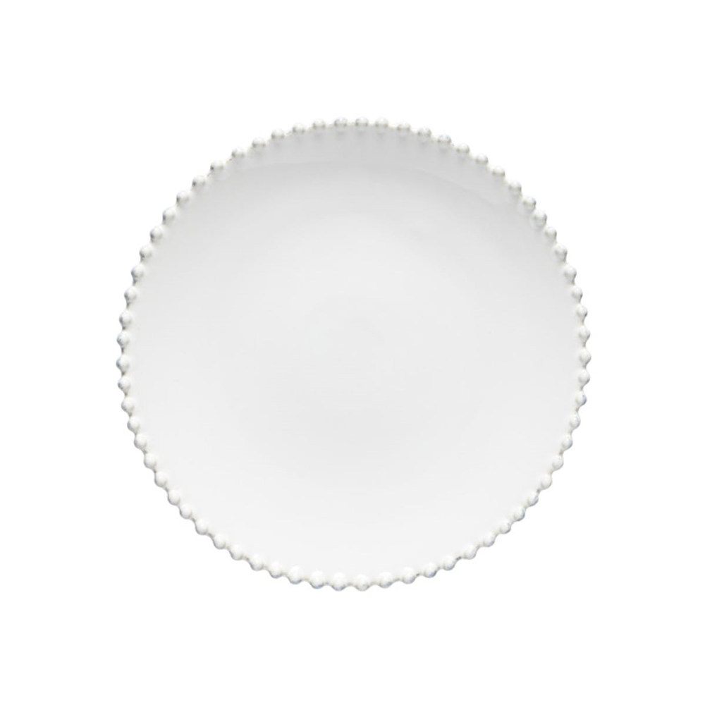 Pearl Set of 6 dinner plates, 28cm, white-0