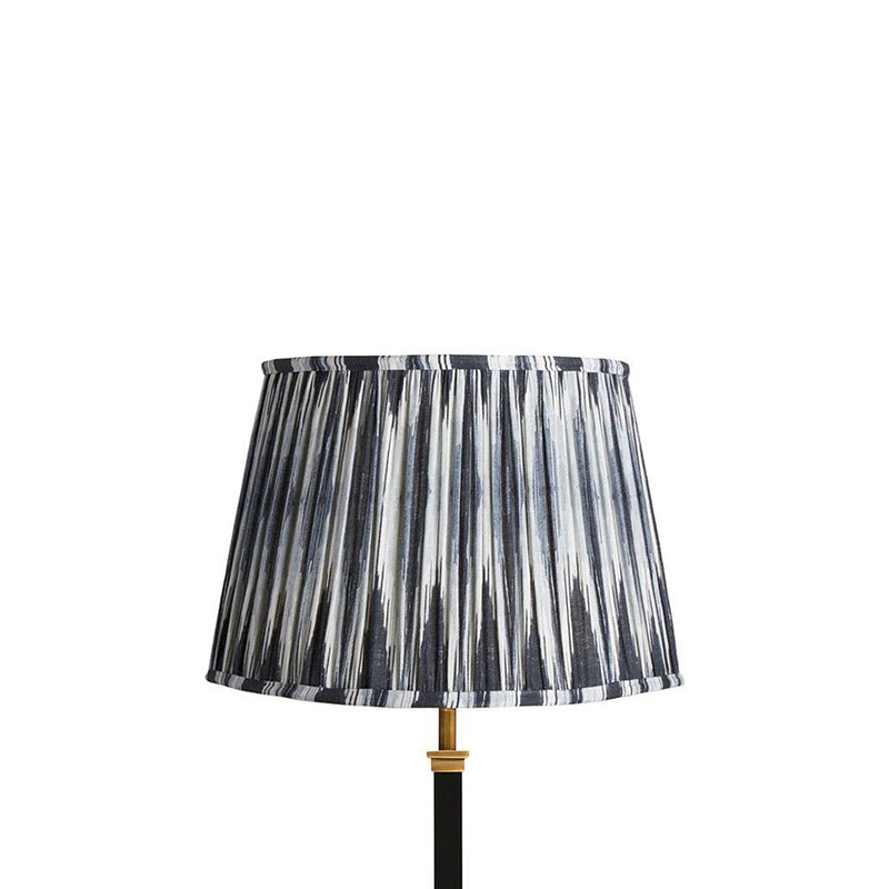 Straight empire Shade, 40cm, black and white Ikat by Matthew Williamson-0