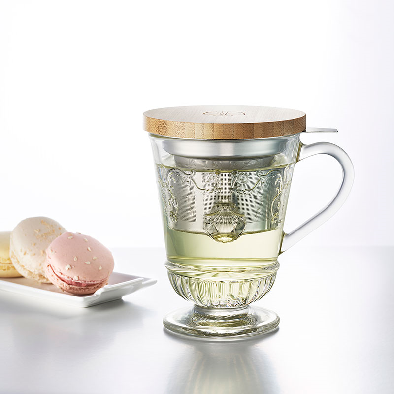 Versailles Infuser Mug, 275ml, Clear-2