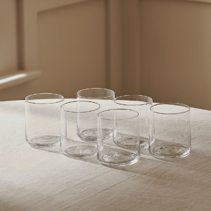 Hoxton Set of 6 Tumblers, H9.5cm-0