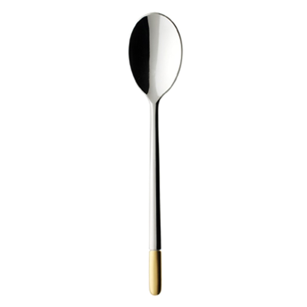 Ella Serving spoon, stainless steel with partial gold plate-0