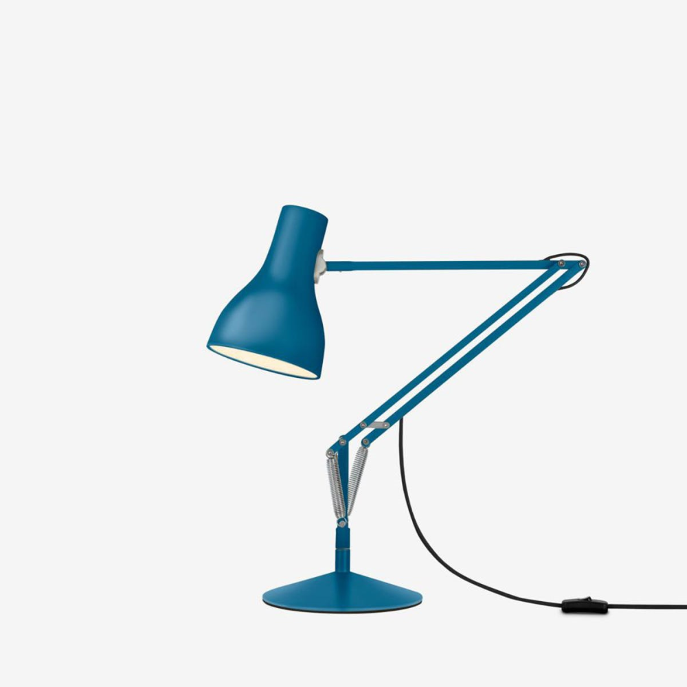 Type 75 - Margaret Howell Desk lamp, Saxon Blue-2