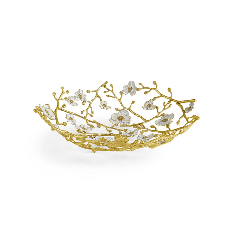 Orchid Basket, D40cm, Brass-0