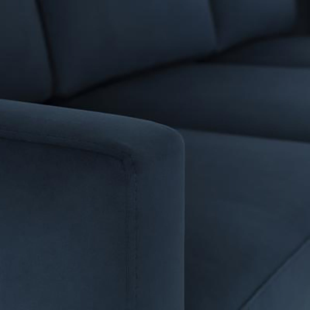 Model 01 3 Seater Velvet Sofa, Teal-5