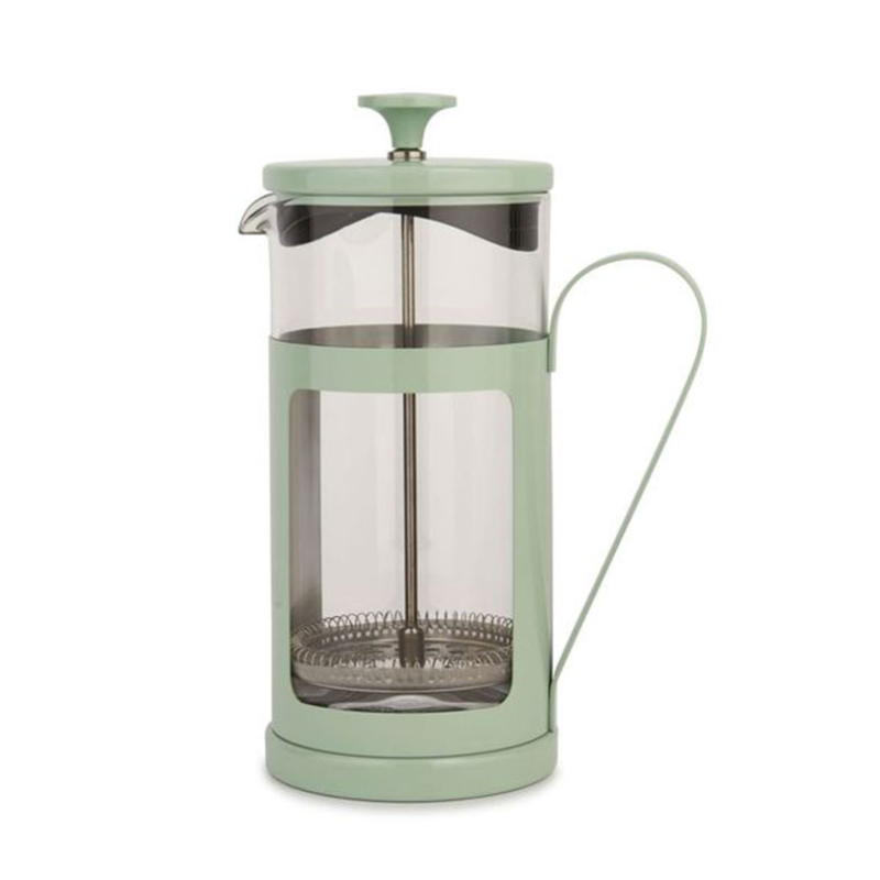 Monaco Stainless Steel Cafetière, 8 Cup, Mint-5