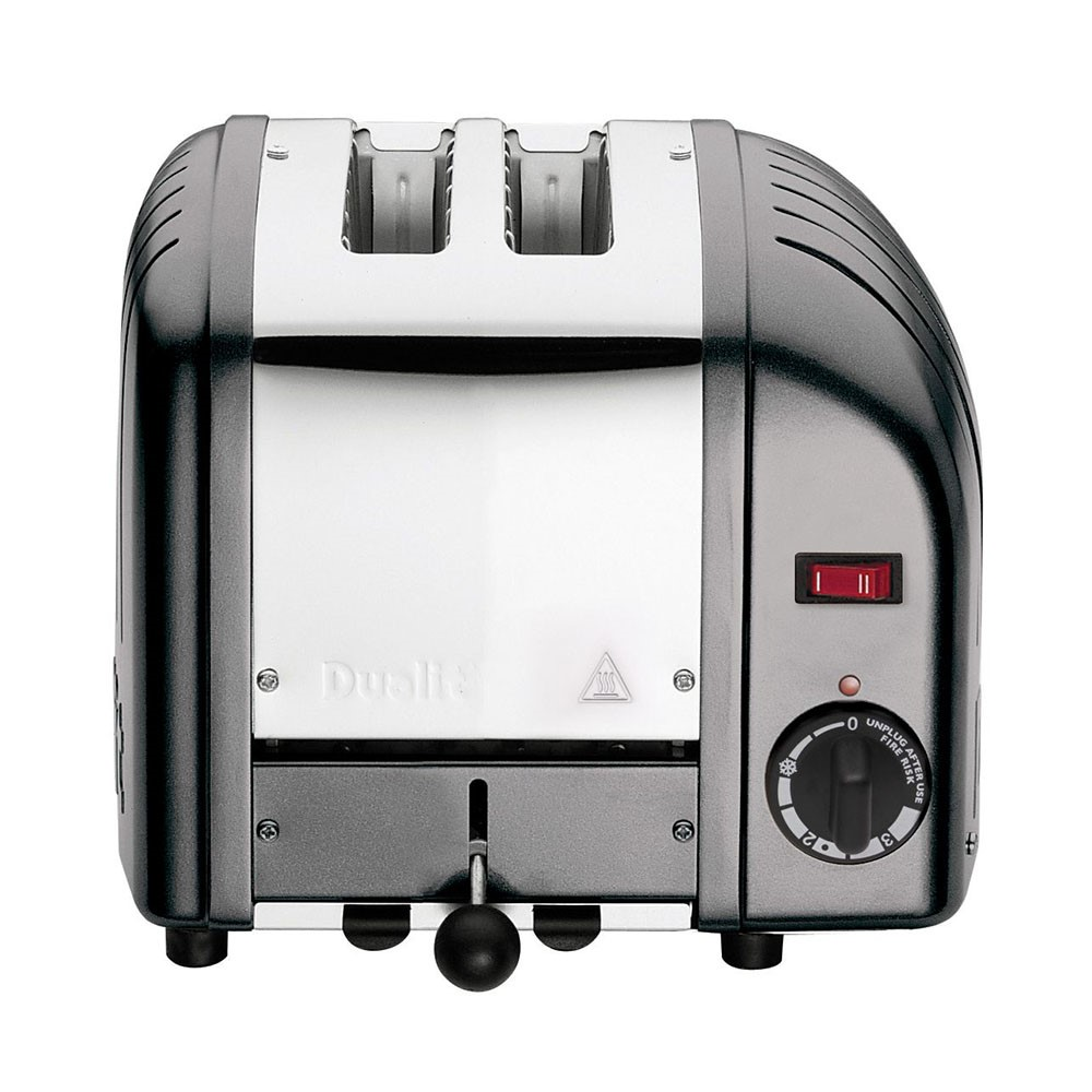 Classic Vario 2 slot toaster, metallic charcoal-1