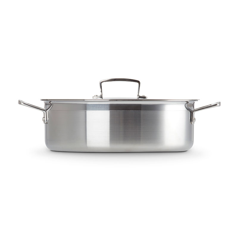 Classic 3-ply Sauteuse, 28cm, Stainless Steel-2