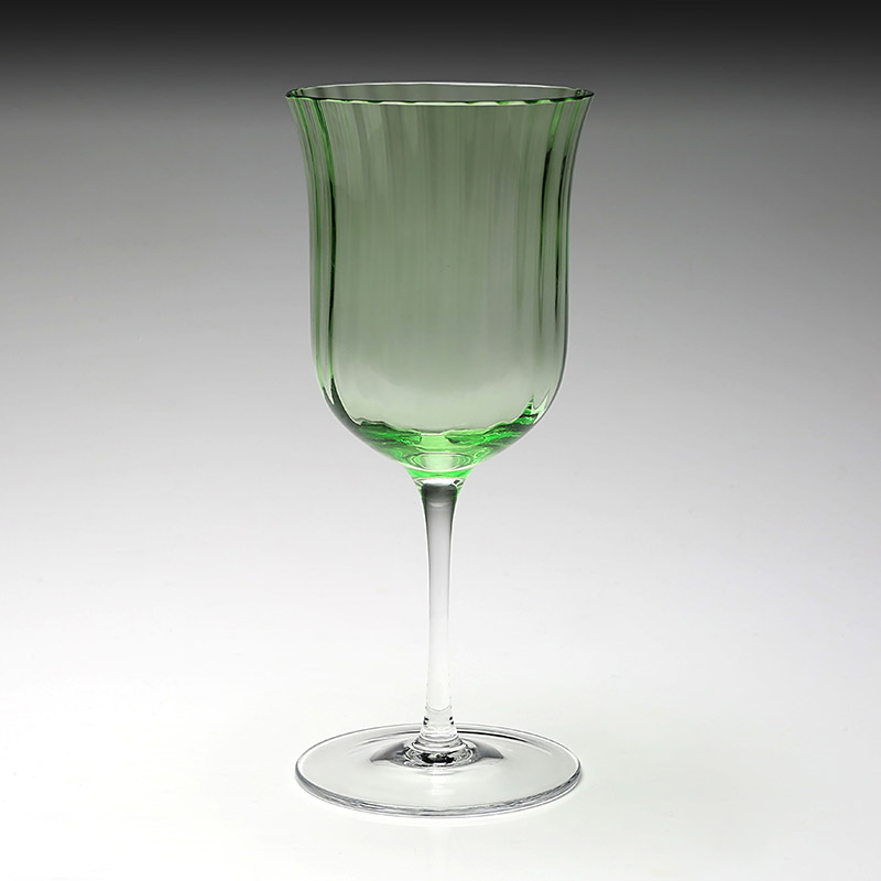 Corinne Water Goblet, 320ml, Green-1