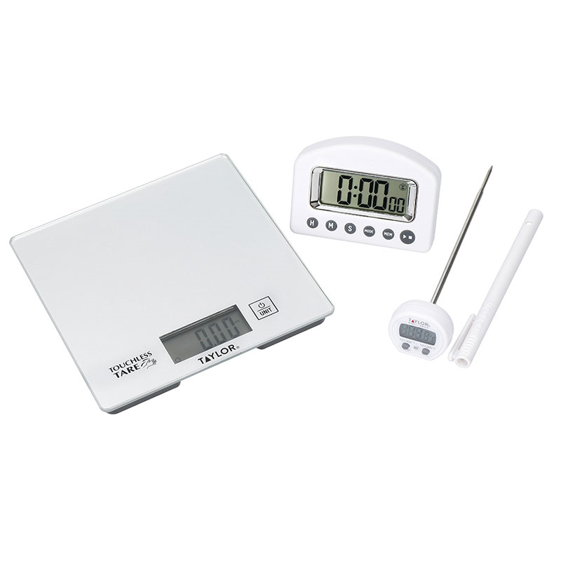 Weighing and Measuring Scale Set, Silver-1