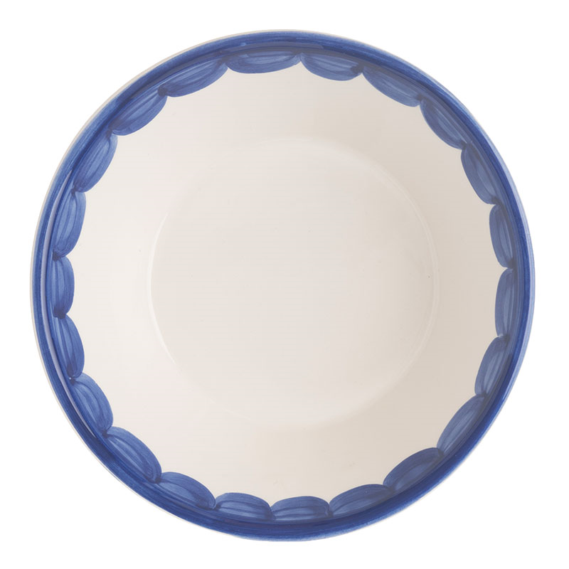 Scallop Set of 2 Bowls, D16cm, Blue-2