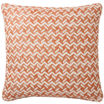 Cushion, Square, Chiltern Linen, Orange, Small, 43cm-0