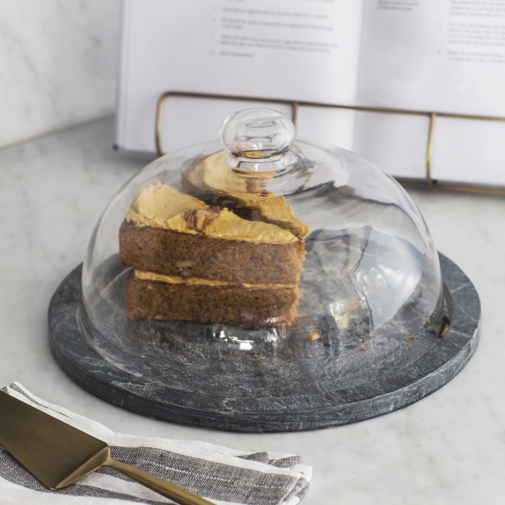 Brompton Cake Dome, Slate-0