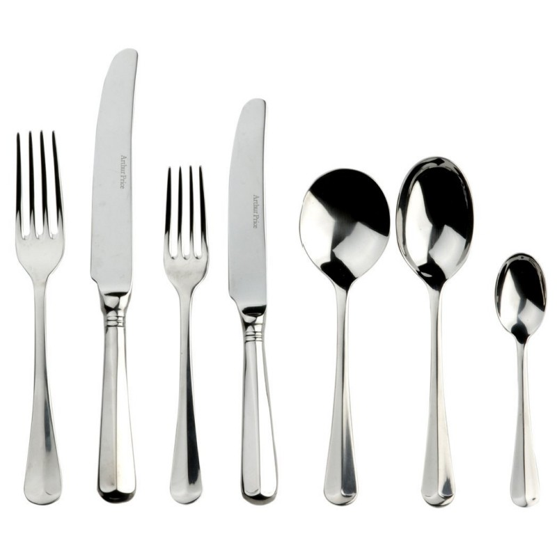 Rattail 7 piece place setting, sovereign stainless steel-0