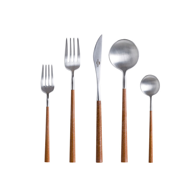 Mito 20 Piece Cutlery Set, Wood-0