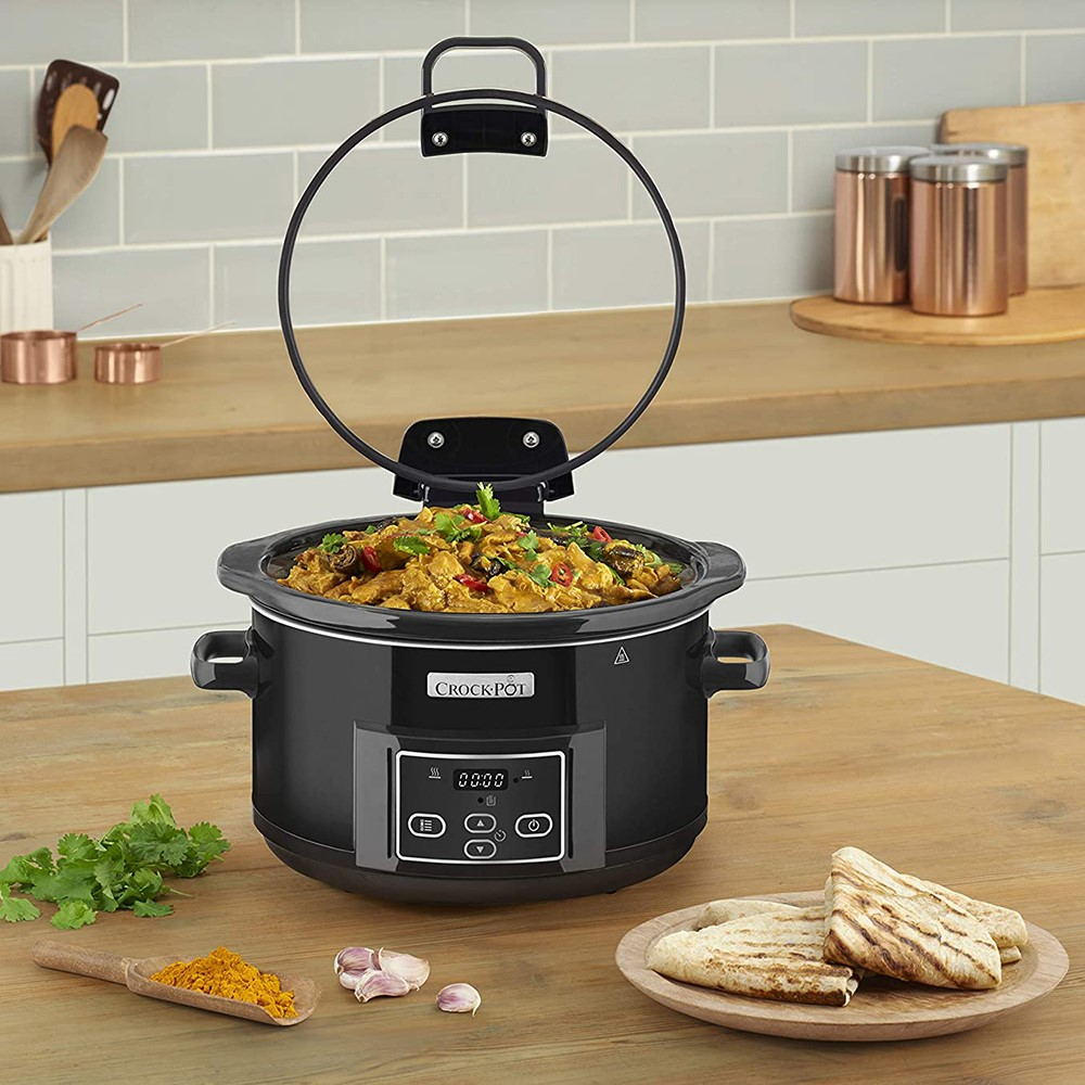 Countdown Digital slow cooker, 4.7 litre, Gloss Black-5