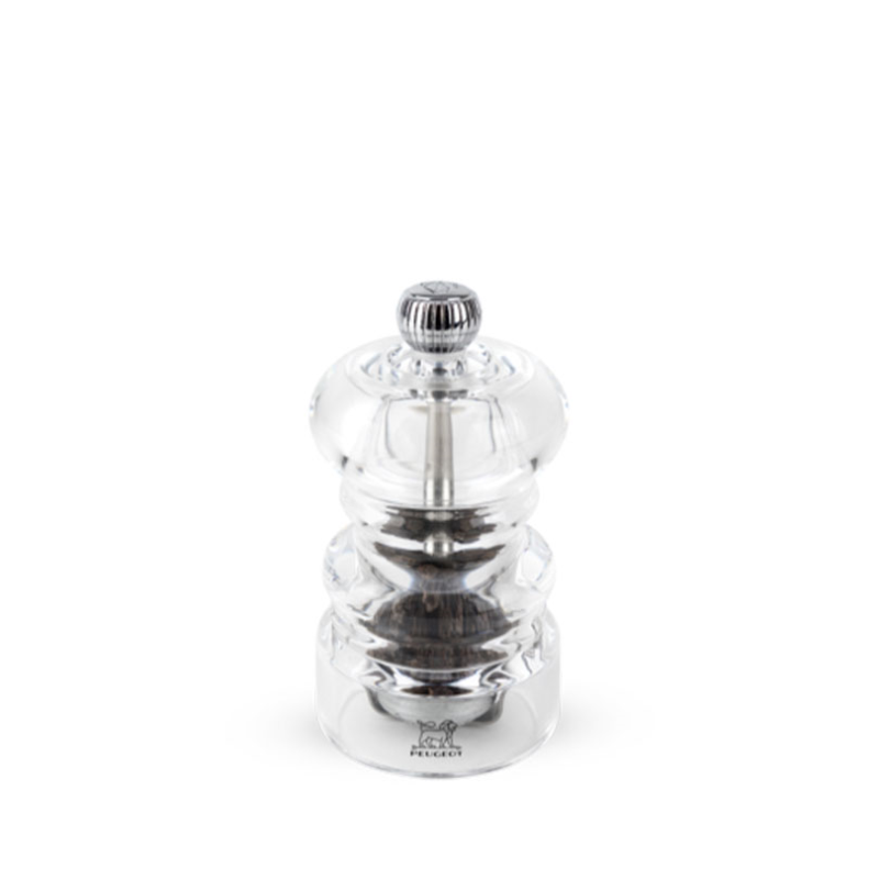 Nancy Pepper Mill, 9cm, Clear Acrylic-0