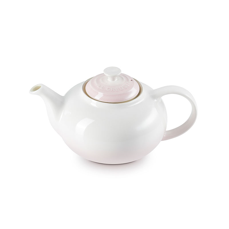 Stoneware Classic Teapot, 1.3L, Shell Pink-1