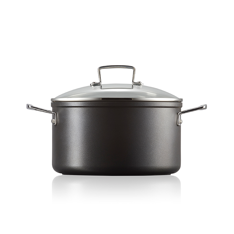 Toughened Non-Stick Deep casserole, 24cm - 6 litre-4