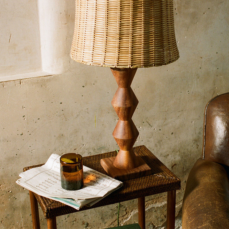 Mizo Table Lamp, H43cm, Natural-1