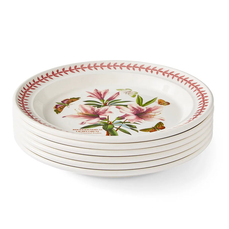 Botanic Garden Meadow Set of 6 Dinner Plates, D26cm, Multi-3