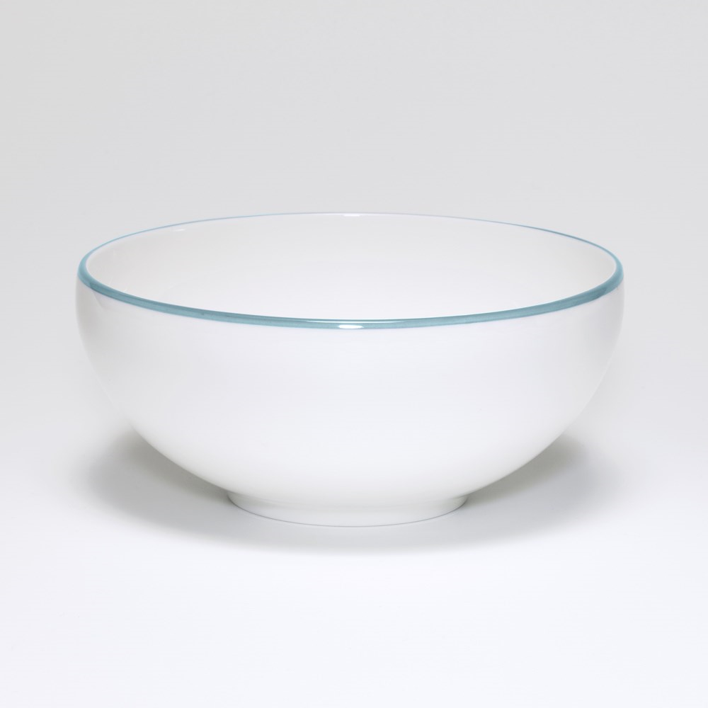 Breakfast Bowl, D15cm, Duck Egg Rim-0