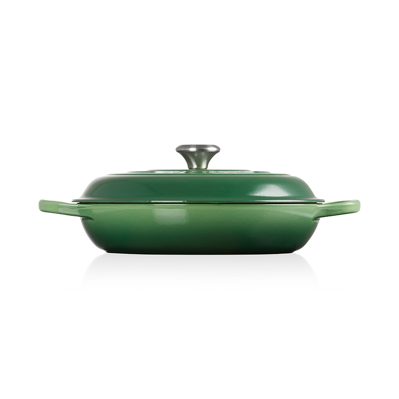 Signature Cast Iron Shallow Casserole, 30cm, Bamboo Green-4