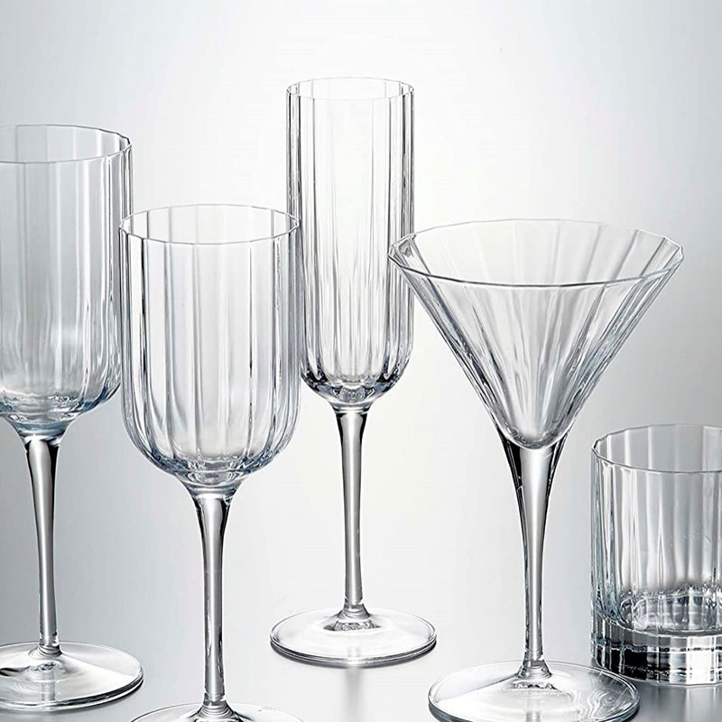 Bach set of 4 flute  glasses, 210ml-3