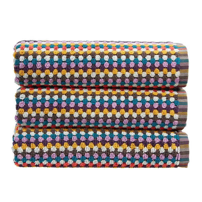 Carnaby Stripe Hand Towel, Multi-0